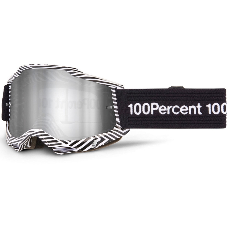 100% Accuri 2 SAMBA crossbril met zilverkleurig plexiglas