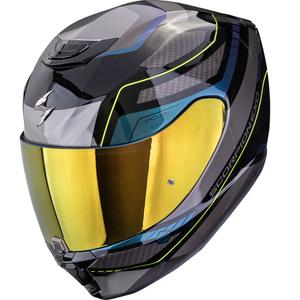 Scorpion EXO-391 Leo integraal motorhelm zwart-blauw