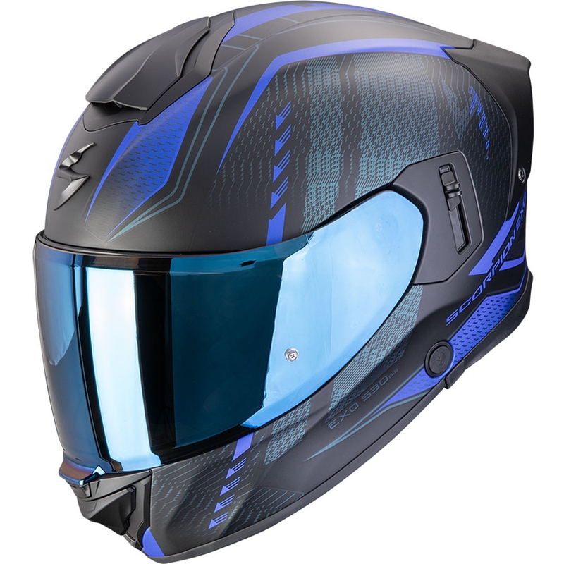 Scorpion EXO-530 Air Theras integraal motorhelm mat zwart-blauw