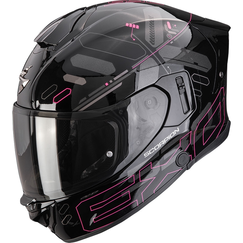 Scorpion EXO-530 Air Fond integraal motorhelm zwart-roze