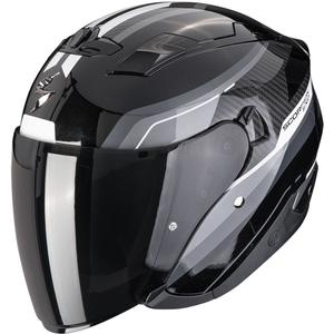Scorpion EXO-230 Hipe open face motorhelm zwart-zilver