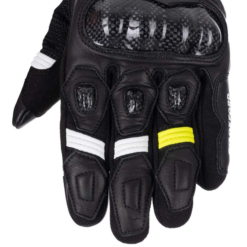 Oxford RP-4S 3.0 motorhandschoenen zwart-wit-geel