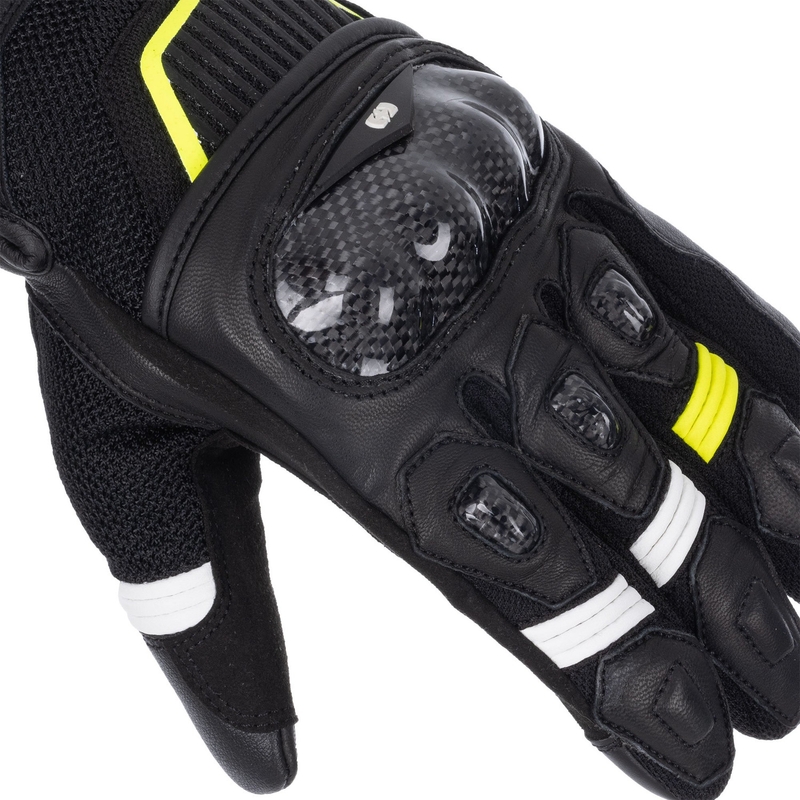 Oxford RP-4S 3.0 motorhandschoenen zwart-wit-geel