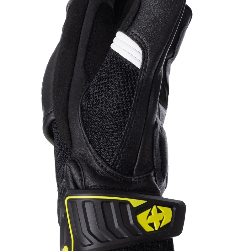 Oxford RP-4S 3.0 motorhandschoenen zwart-wit-geel