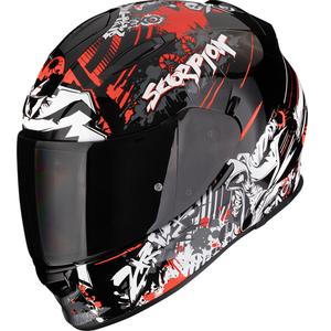 Scorpion EXO-491 Spector integraal motorhelm zwart-rood