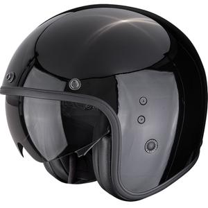 Scorpion Belfast EVO Solid Open Face Motorhelm Zwart