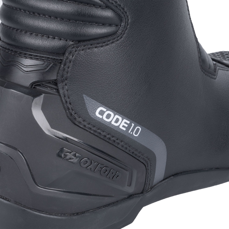Oxford Code 1.0 D2D Motorlaarzen Zwart