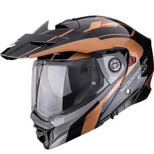 Enduro motorhelm Scorpion ADX-2 Kamps zwart-koper