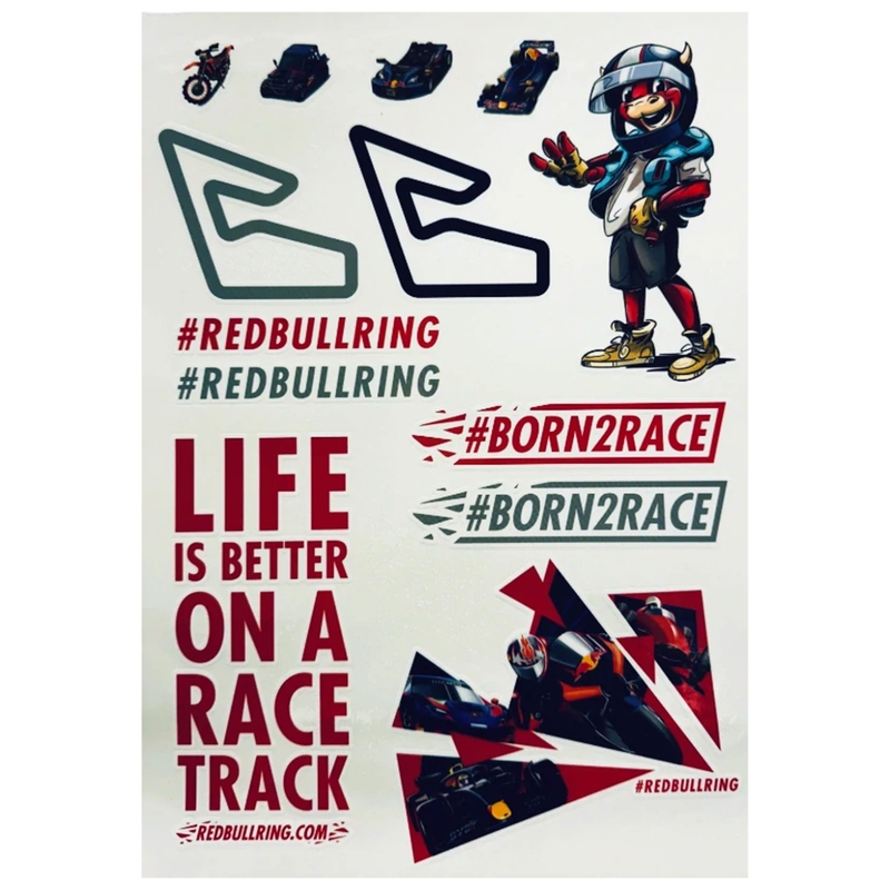 Red Bull Ring-stickerset