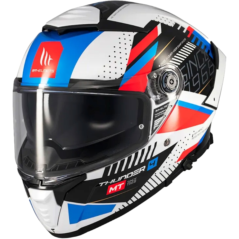 Integraal motorhelm MT Thunder 4 SV Luminence blauw