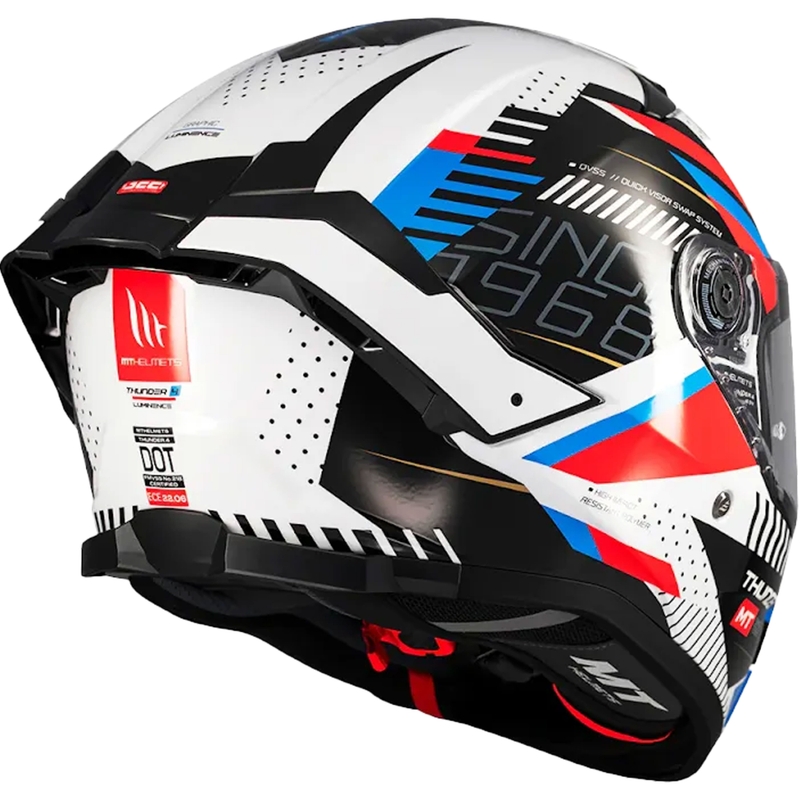 Integraal motorhelm MT Thunder 4 SV Luminence blauw