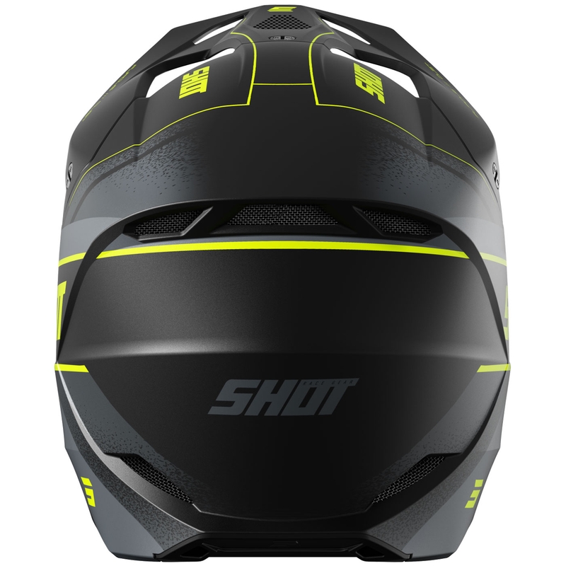 Crosshelm Shot Furious Dust mat fluo geel