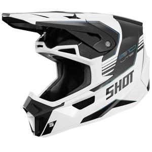 Motocrosshelm Shot Lite S10 holografische parel
