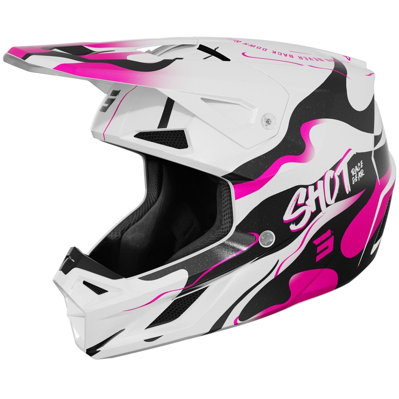 Shot Speed Beast motorcrosshelm parelroze