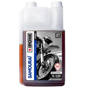 Synthetische motorolie Ipone Samourai Racing 2T 1 l aardbei