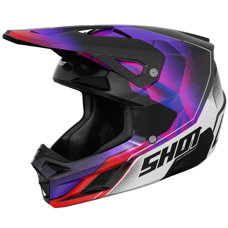 Motocrosshelm Shot Speed Olymp parelpaars