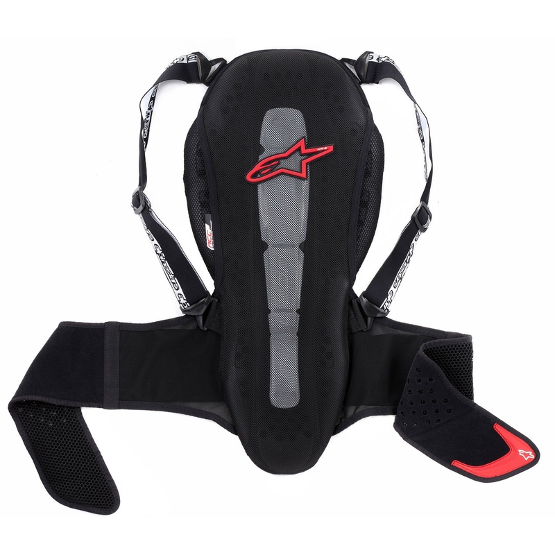 Alpinestars Nucleon KR-2 rugbeschermer zwart-rood