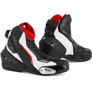 Shima SX-6 motorlaarzen zwart-wit-rood