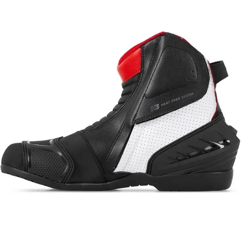 Shima SX-6 motorlaarzen zwart-wit-rood