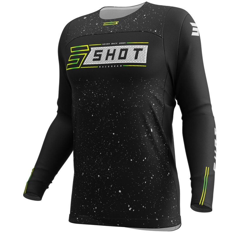 Shot Contact Art motorcross shirt zwart