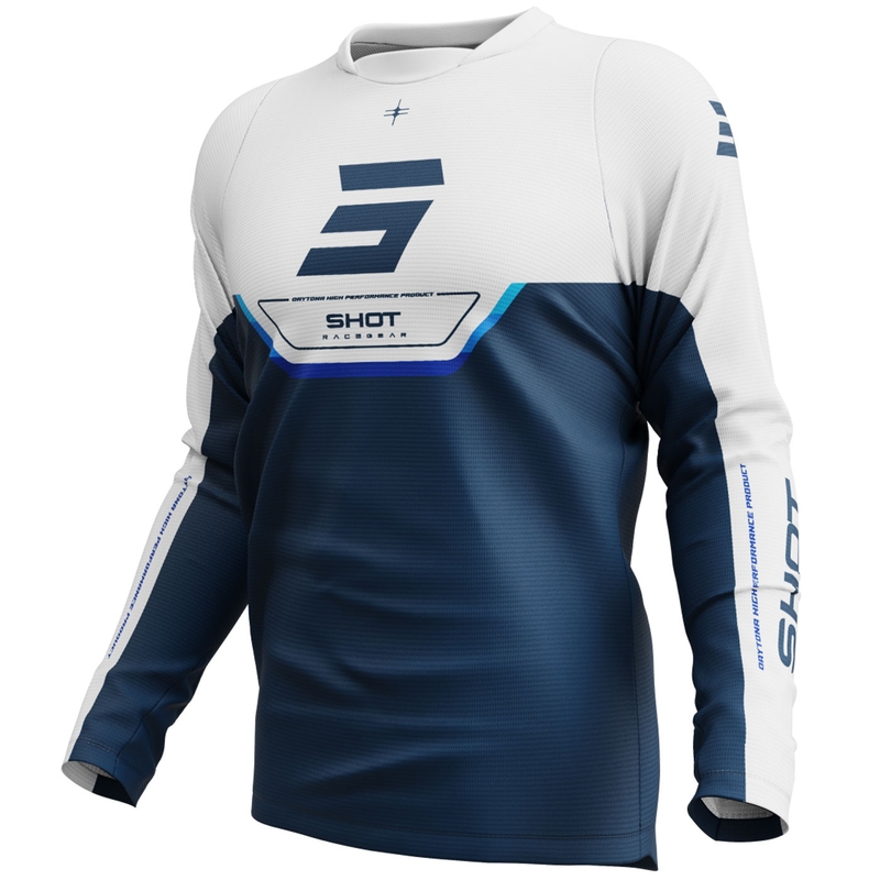Shot Devo Daytona motorcross shirt blauw