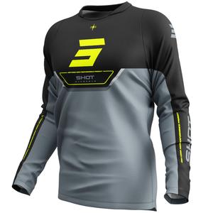 Motocross shirt Shot Devo Daytona fluo geel