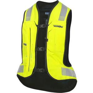 Elektronisch airbagvest HELITE e-Turtle fluo geel