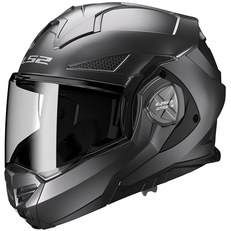 Opklapbare motorhelm LS2 FF901 Advant X Solid titanium mat