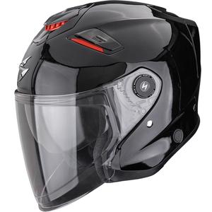 Scorpion EXO-GT Jet Solid Open Face Motorhelm Metallic Zwart