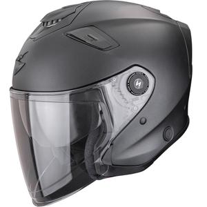 Scorpion EXO-GT Jet Solid Open Face Motorhelm Mat Parel Zwart