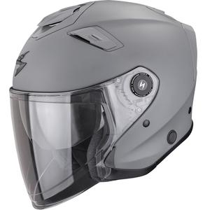 Scorpion EXO-GT Jet Solid Open Face Motorhelm Mat Cementgrijs
