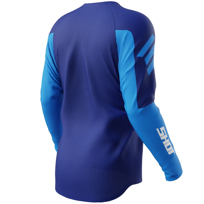 Motocross shirt Shot Draw Private blauw