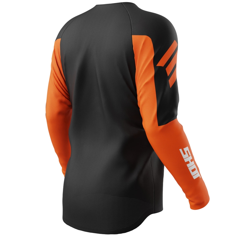 Motocross shirt Shot Draw Private oranje
