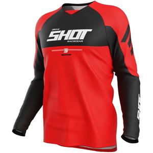 Motocross shirt Shot Draw Private rood