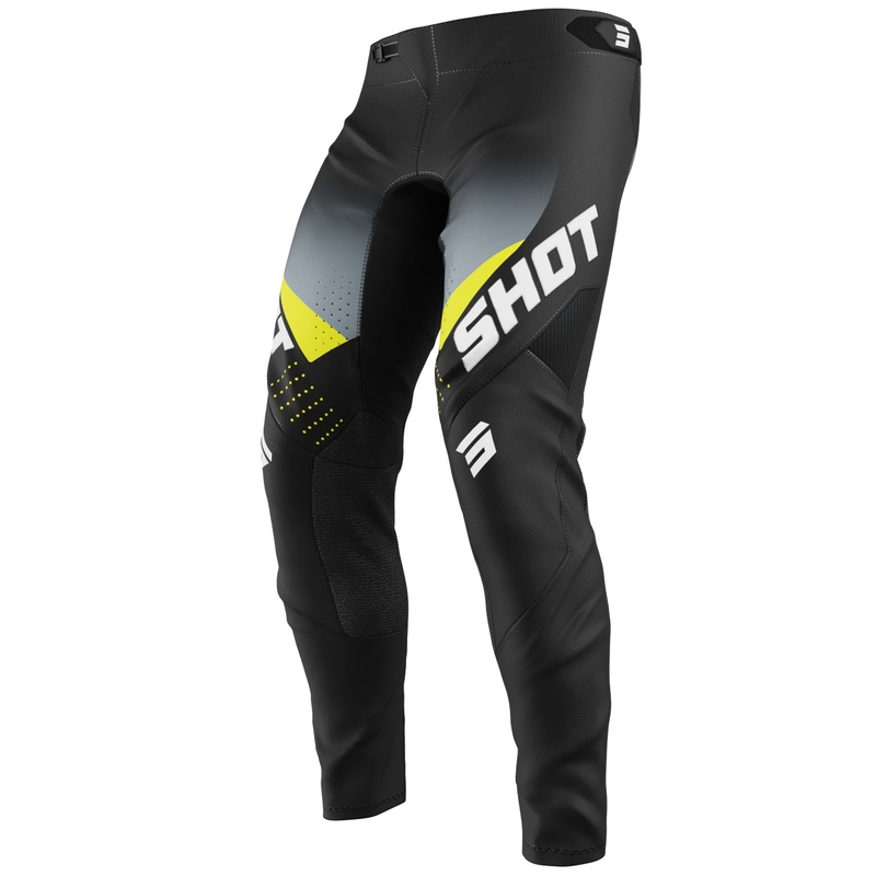 Shot Aerolite HVA 26 crossbroek zwart-grijs