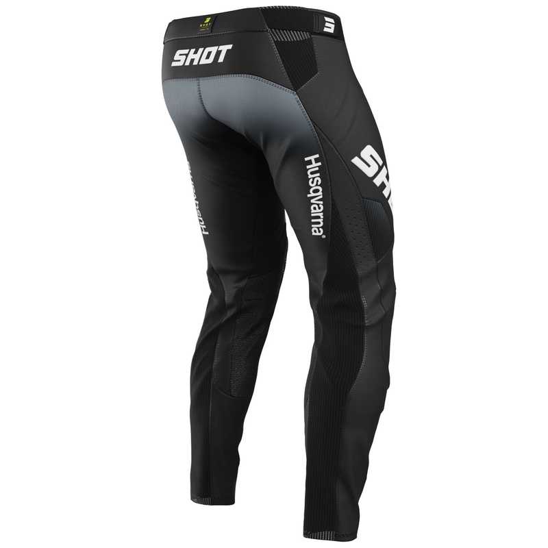 Shot Aerolite HVA 26 crossbroek zwart-grijs