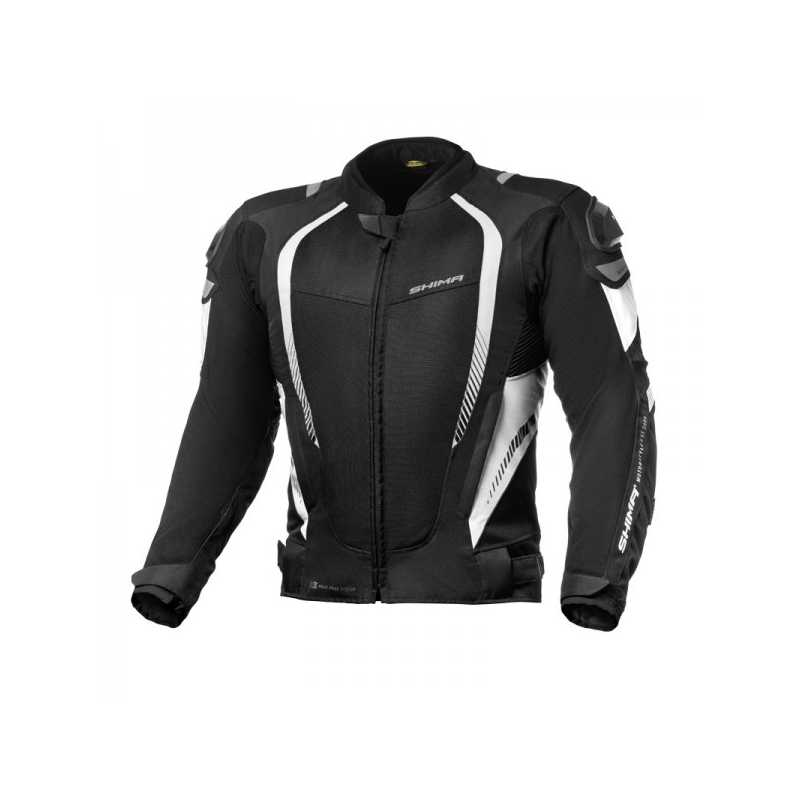 Shima Mesh Pro zwart-wit motorjack uitverkoop