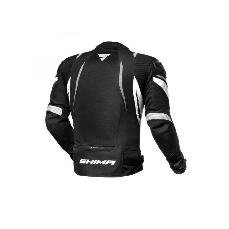 Shima Mesh Pro zwart-wit motorjack uitverkoop