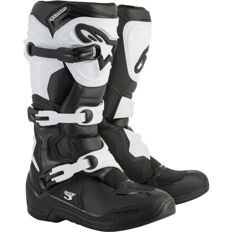 Alpinestars Tech 3 zwart-witte motorlaarzen