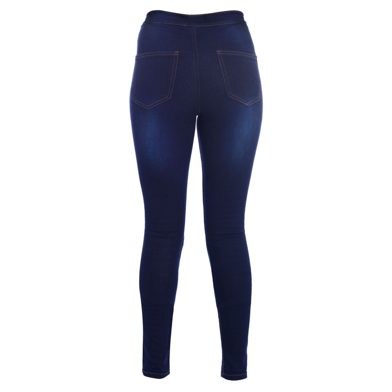 Dames Oxford Jeggings blauw uitverkoop