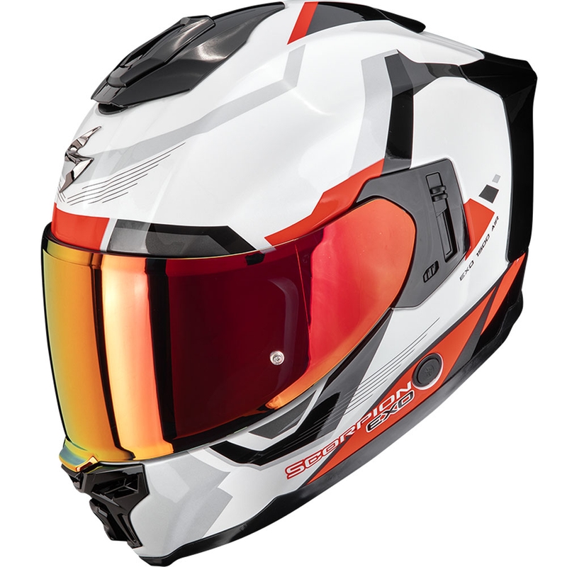 Scorpion EXO-1500 Air Arena integraal motorhelm wit-rood