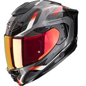 Scorpion EXO-1500 Air Sleek integraal motorhelm zwart-rood