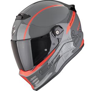 Scorpion Covert FX Danko integraal motorhelm grijs-rood