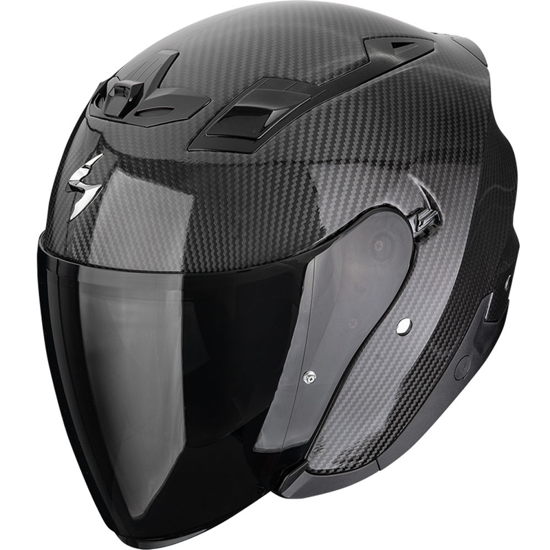 Scorpion EXO-Z1 Carbon Solid Open Face Motorhelm Zwart