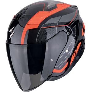 Scorpion EXO-Z1 VUE open motorhelm zwart-rood