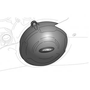 Kryty motorů PUIG Track for Championship černý included 2 oil plugs
