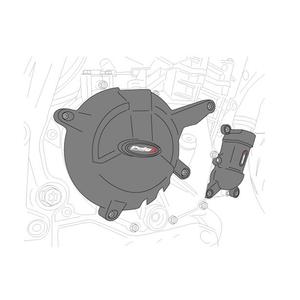 Ochranné kryty motoru PUIG černý included 3 covers