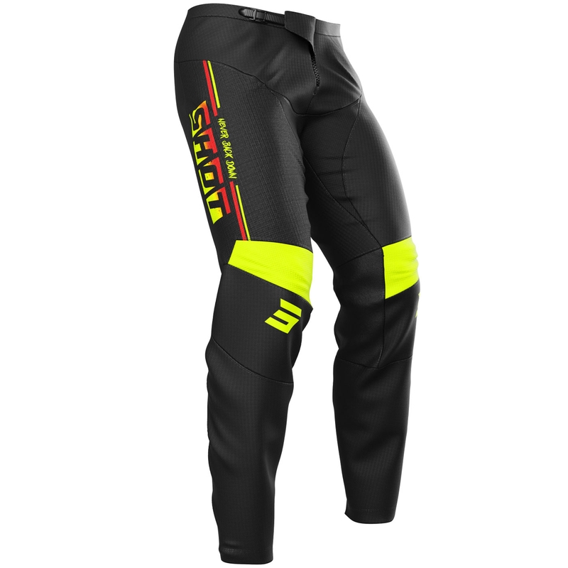 Shot Devo Block MX-broek Fluo Geel