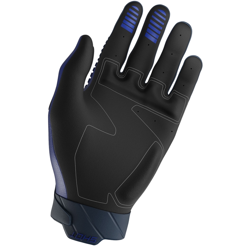 Motocross handschoenen Shot Core Max blauw