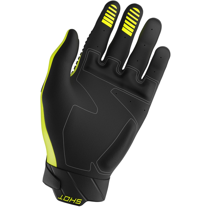 Shot Core Max motorcrosshandschoenen fluo geel